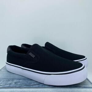 NEW Lugz Clipper Men’s Sneaker Black/White Size 6.5W